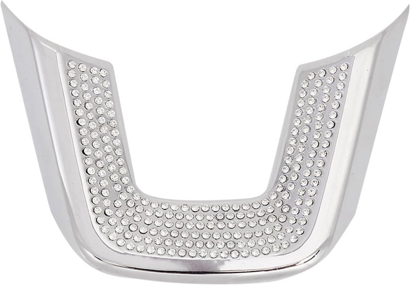 ZSJO for Honda,Car Bling Interior Decoration Crystal Sticker Frame Cover Fit for 2024 Accord Civic CR-V. (Silver 3) - Image 1